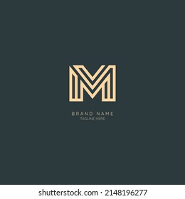 Letter M Logo Template Design Vector Illustration Design Editable Resizable EPS 10