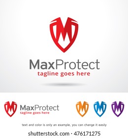 Letter M Logo Template Design Vector