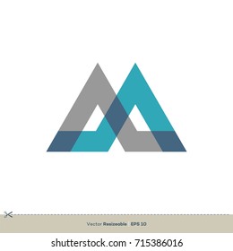 Letter M Logo Template Illustration Design. Vector EPS 10.