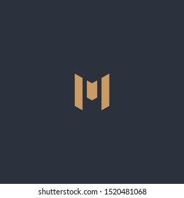 letter m logo template modern and creative suitable for business