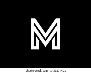 Letter M Logo Template, Symbol, Icon, Design