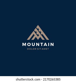 Letter M logo template. Unique modern creative logotype. Vector icon.