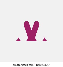 letter M logo template. vector alphabet
