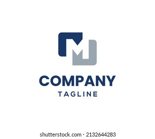 Letter M Logo Text Logo Design Stock Vector (Royalty Free) 2132644283 ...