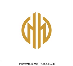 Letter M Logo That Combined Circle Stock Vector (Royalty Free ...