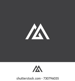 Simple Brilliant Letter M Logo Design Stock Vector (Royalty Free ...