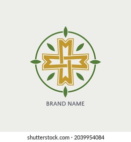 letter m logo with a unique look and classy feel