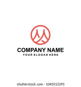 letter M logo vector