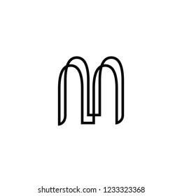 letter M logo vector