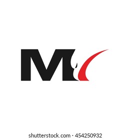 letter M logo vector.