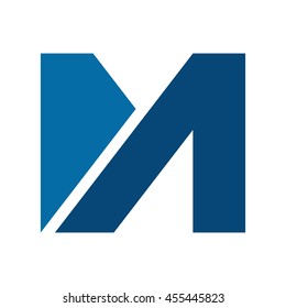 letter M and A logo vector.