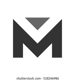 letter M logo vector