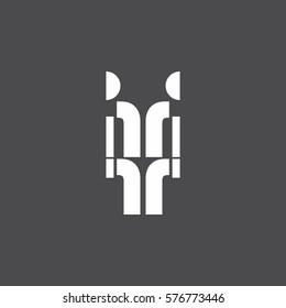 letter m logo vector