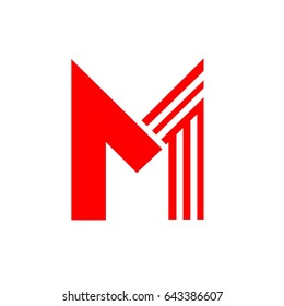 letter M logo vector