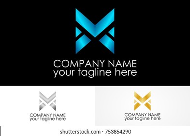 letter M logo vector
