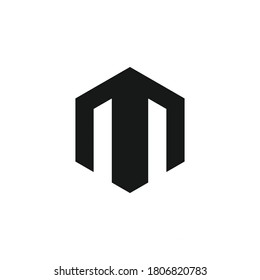 Plantilla de diseño vectorial del logotipo M de la letra