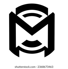 Buchstabe m Logo, Vektorlogo, Design-Buchstabe m
