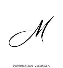 letter M logo vector design template. M minimalist logo template vector.