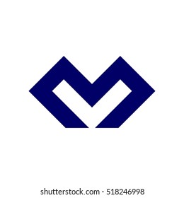 letter M logo vector. icon symbol.