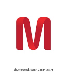 Letter M logo vector illustration template, letter M trend logo vector, creative Letter M letter logo