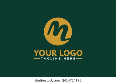 Letra M Logotipo Vector Ilustración Logotipo M Vector de diseño Geometri para marca de identidad empresarial