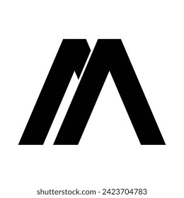 letter M logo vector illustration design