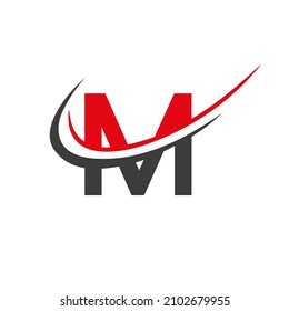 Letter M Logo Vector Template Modern Stock Vector (Royalty Free ...