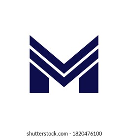 Luxuslogos von Letter M, moderne Logos für Monogramme, Buchstabe M-Gebäude