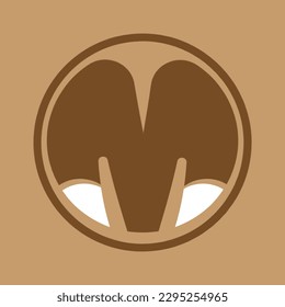 Letter M for Mammoth Logo