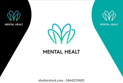 Letter M Mental Health Logo