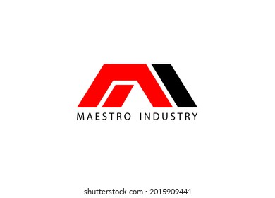 Letter M or MI Logo. Creative Monogram for Branding, Minimalist Business Logo. Design Vector Template Element.