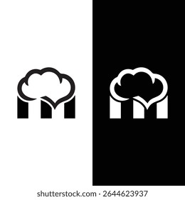 Carta M Mente Logotipo Imagens Royalty-Free, Fotografias de Stock e Imagens.