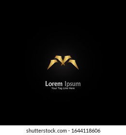 "letter M". Minimalist, simple,digital and modern logo design.