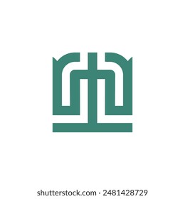 Letter M modern inspiration logo vector image