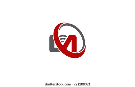 Letter M Modern Logo 