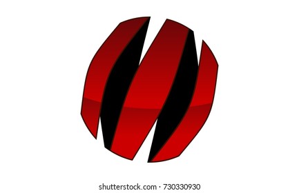 Letter M Modern Logo 