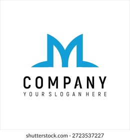 Letter M modern Logo Concept Vector Template