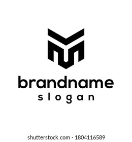 Letter M modern logo design vector EPS 10