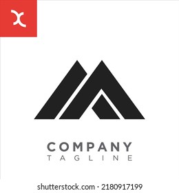 Letter M Modern Logo Design