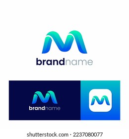 Letter M Modern Styles Logo Design