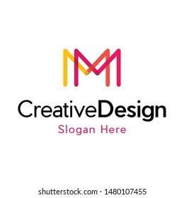 Letter M Monogram Creative Business Logo
