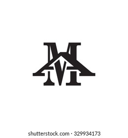 letter A and M monogram logo