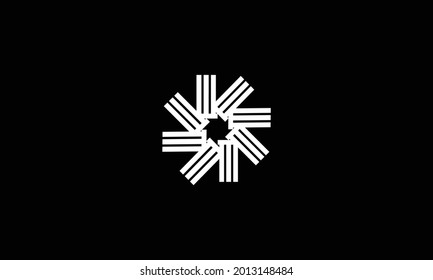 Letter M monogram logo design symbol vector template
