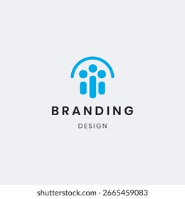 Letter "M" monogram logo isolated 
