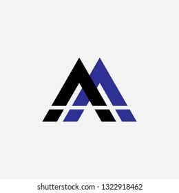 Letter M Monoline Concept Logo