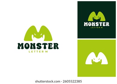 Letter M Monster Logo Design