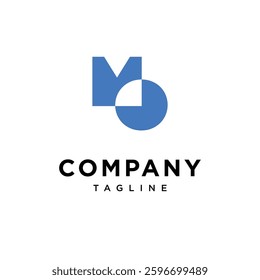 Letter M O Build Logo Icon Vector