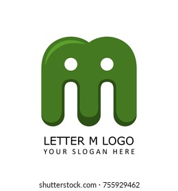 letter m octopus logo