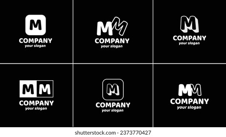 
Letter M Pack Funny Modern Logo is a logo that is unique, funny, very varied and suitable for your business