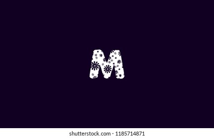 LETTER M PATCH LOGO FOR ILLUSTRATION OR LOGO DESIGN USE